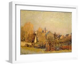 Frosty Morning in Louveciennes, 1873-Alfred Sisley-Framed Giclee Print