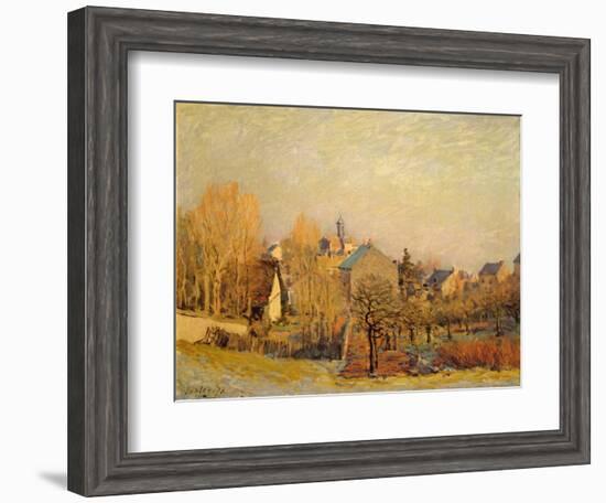 Frosty Morning in Louveciennes, 1873-Alfred Sisley-Framed Giclee Print