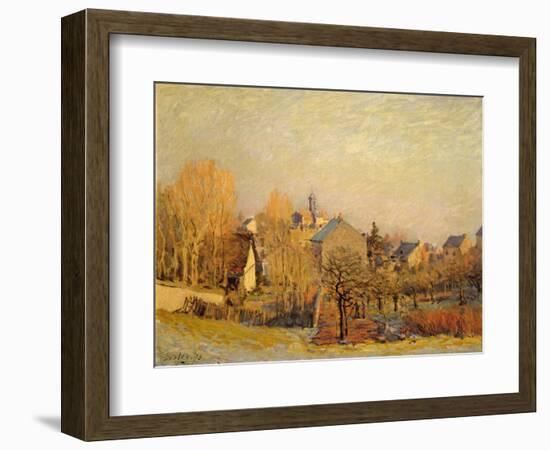 Frosty Morning in Louveciennes, 1873-Alfred Sisley-Framed Giclee Print