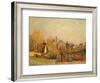 Frosty Morning in Louveciennes, 1873-Alfred Sisley-Framed Giclee Print