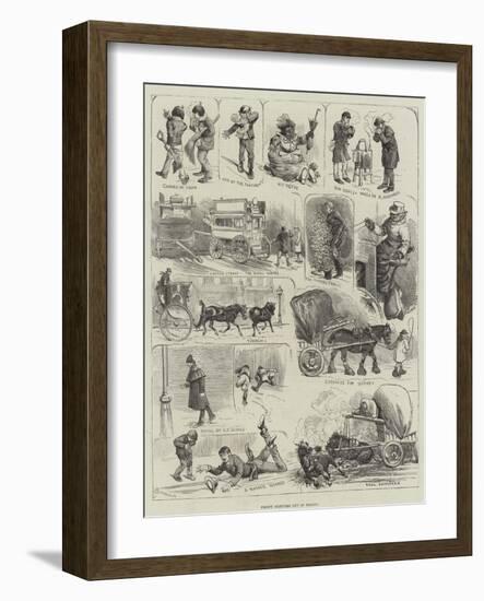 Frosty Sketches Out of Season-Alfred Courbould-Framed Giclee Print