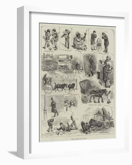 Frosty Sketches Out of Season-Alfred Courbould-Framed Giclee Print