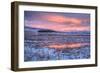 Frosty Sunset at Yellowstone River, Wyoming-Vincent James-Framed Photographic Print