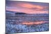 Frosty Sunset at Yellowstone River, Wyoming-Vincent James-Mounted Photographic Print