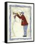 Frosty Winter Hug-Robin Betterley-Framed Stretched Canvas