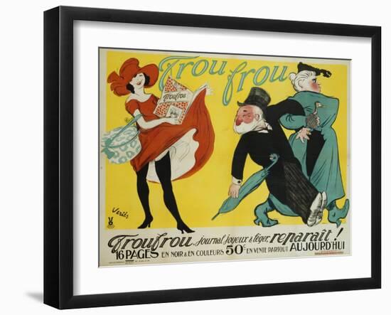 Frou Frou Poster-Maurice Vertes-Framed Giclee Print