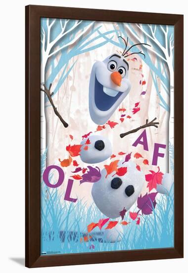 Frozen 2 - Olaf-null-Framed Standard Poster