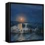 Frozen Blue 2011-Lee Campbell-Framed Stretched Canvas