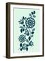 Frozen Floral-null-Framed Premium Giclee Print