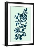 Frozen Floral-null-Framed Premium Giclee Print