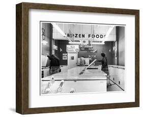 Frozen Food Shop, 1970s-null-Framed Photographic Print