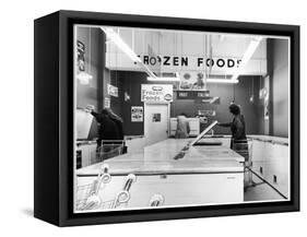 Frozen Food Shop, 1970s-null-Framed Stretched Canvas