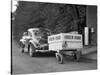 Frozen Food Trailer in Chicago, Ca. 1940.-Kirn Vintage Stock-Stretched Canvas