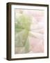 Frozen Geometry Blush and Green-Dominique Vari-Framed Art Print