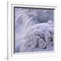 Frozen Gullfoss Waterfall-null-Framed Photographic Print