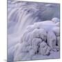 Frozen Gullfoss Waterfall-null-Mounted Photographic Print