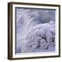 Frozen Gullfoss Waterfall-null-Framed Photographic Print