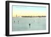 Frozen Harbor, Marblehead, Mass.-null-Framed Art Print