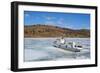 Frozen Harbour of Khoujir-Bruno Morandi-Framed Photographic Print