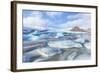 Frozen Icebergs in the Frozen Waters of Fjallsarlon Glacier Lagoon, South East Iceland, Iceland-Neale Clark-Framed Photographic Print