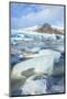 Frozen Icebergs in the Frozen Waters of Fjallsarlon Glacier Lagoon, South East Iceland, Iceland-Neale Clark-Mounted Photographic Print