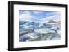 Frozen Icebergs in the Frozen Waters of Fjallsarlon Glacier Lagoon, South East Iceland, Iceland-Neale Clark-Framed Photographic Print