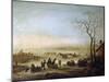 Frozen Lake, 1648-Isaac Van Ostade-Mounted Giclee Print