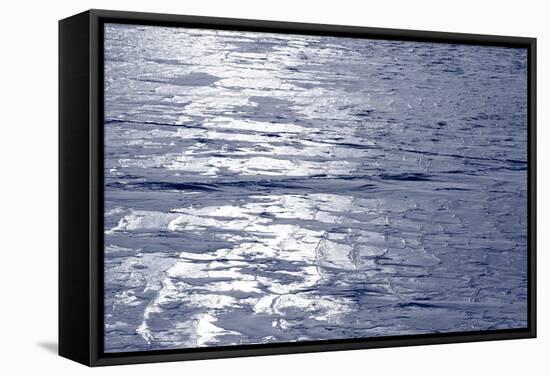 Frozen Lake Baikal-Yuinai-Framed Stretched Canvas