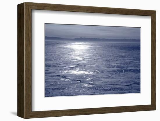 Frozen Lake Baikal-Yuinai-Framed Photographic Print