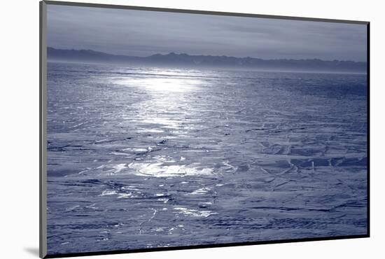 Frozen Lake Baikal-Yuinai-Mounted Photographic Print