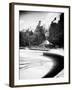 Frozen Lake in Central Park Snow-Philippe Hugonnard-Framed Photographic Print