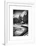 Frozen Lake in Central Park Snow-Philippe Hugonnard-Framed Art Print