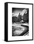 Frozen Lake in Central Park Snow-Philippe Hugonnard-Framed Stretched Canvas