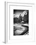 Frozen Lake in Central Park Snow-Philippe Hugonnard-Framed Art Print