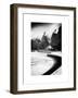 Frozen Lake in Central Park Snow-Philippe Hugonnard-Framed Art Print