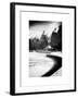 Frozen Lake in Central Park Snow-Philippe Hugonnard-Framed Art Print