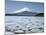 Frozen Lake, Lake Yamanaka, Mount Fuji, Honshu, Japan-null-Mounted Photographic Print