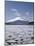 Frozen Lake, Lake Yamanaka, Mount Fuji, Honshu, Japan-null-Mounted Photographic Print