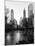 Frozen Lake "The Pond" in Central Park with 5th Avenue Buildings-Philippe Hugonnard-Mounted Photographic Print