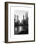 Frozen Lake "The Pond" in Central Park with 5th Avenue Buildings-Philippe Hugonnard-Framed Art Print