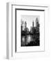 Frozen Lake "The Pond" in Central Park with 5th Avenue Buildings-Philippe Hugonnard-Framed Art Print