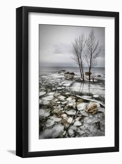 Frozen Lake-null-Framed Premium Giclee Print