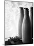 Frozen Milk Bottles-null-Mounted Photographic Print