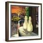 "Frozen Milk," January 8, 1944-Stevan Dohanos-Framed Giclee Print