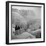 Frozen Niagara Falls, Trees, Park Grounds and Rocks Covered with Ice and Mist-Andreas Feininger-Framed Photographic Print