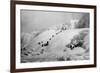 Frozen Niagara Falls-null-Framed Art Print