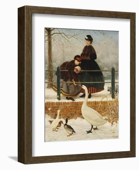 Frozen Out, 1866-George Dunlop Leslie-Framed Giclee Print