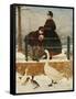 Frozen Out, 1866-George Dunlop Leslie-Framed Stretched Canvas