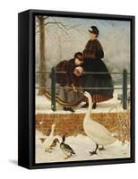 Frozen Out, 1866-George Dunlop Leslie-Framed Stretched Canvas