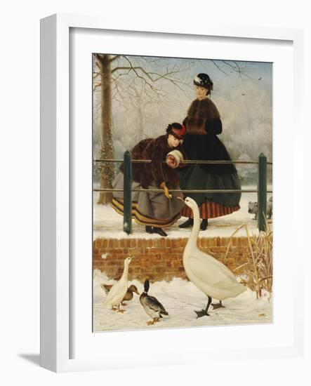 Frozen Out, 1866-George Dunlop Leslie-Framed Giclee Print